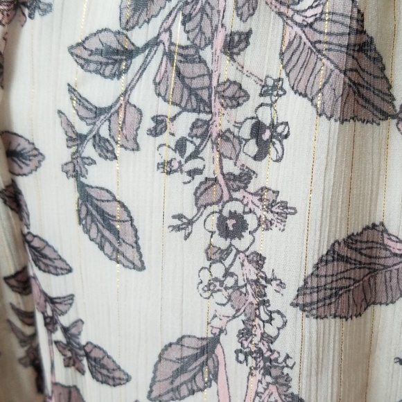 Style & Co. Bell Sleeve Chiffon Peasant Blouse Top *NWOT - Picture 7 of 8